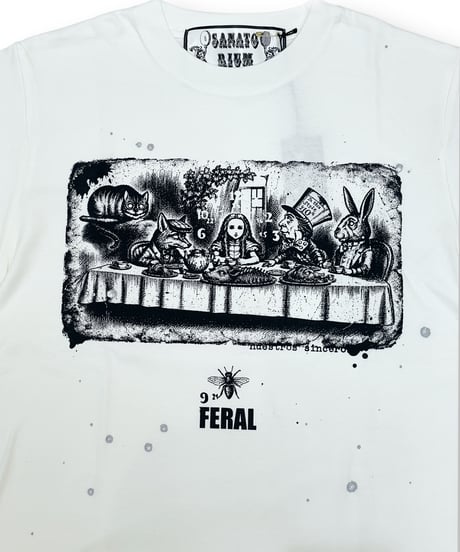 SANATORIUM/サナトリウム　SR354　ティーパーティーTシャツ（ホワイト）