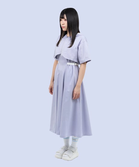 nonoyamaaki/ののやまあき　LIFESAVEロングワンピース（ライトパープル）