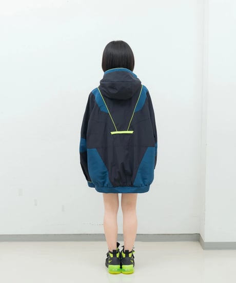 nonoyamaaki/ののやまあき　防衛機制ジャンパー（ブラック）/ Defense mechanism jumper (black)