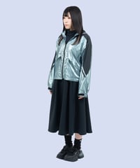 nonoyamaaki/ののやまあき　メタルショートパーカー（メタル）