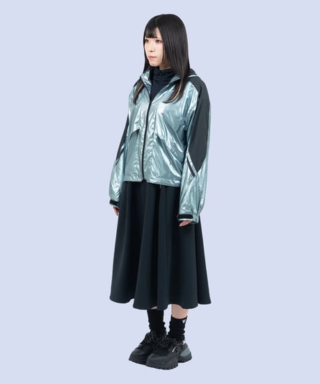 nonoyamaaki/ののやまあき　メタルショートパーカー（メタル）