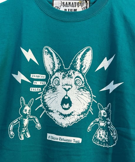 SANATORIUM/サナトリウム　SR327　ラビットＴシャツ（アップルグリーン）