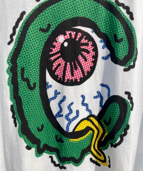 CREAM CHEESE/クリームチーズ　BIG C eye Tシャツ (Green)