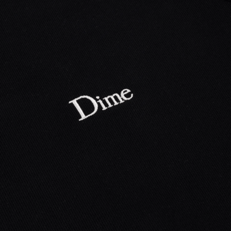 DIME REVERSED FRENCH TERRY CREWNECK - BLACK