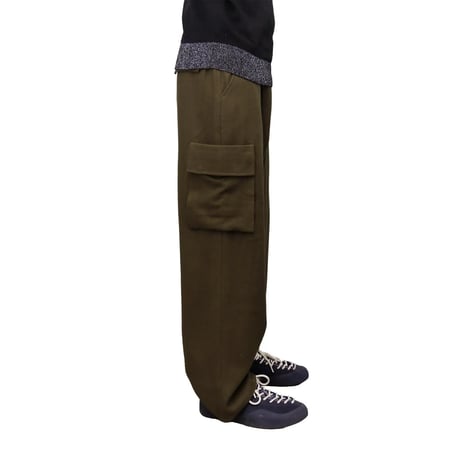 WHIMSY WOOL CARGO PANT - OLIVE