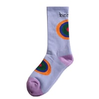 BEDLAM CIRCLE SOCKS - AQUA
