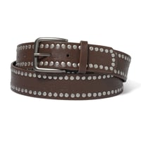 BUTTERGOODS STUDDED BELT - BROWN