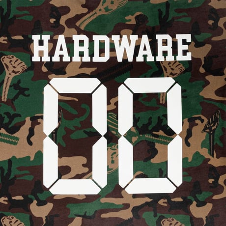 HARDIES HARDWEAR THERMAL TEE - GREEN CAMO