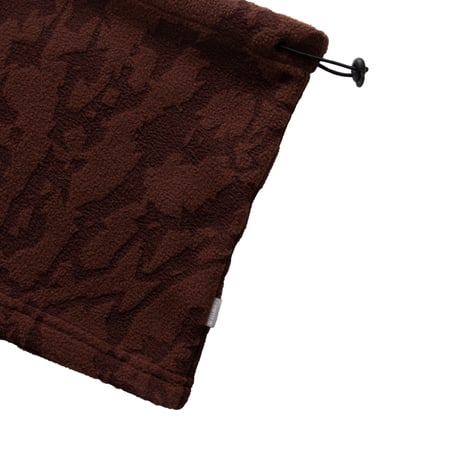 WHIMSY FLEECE NECK WARMER - BROWN
