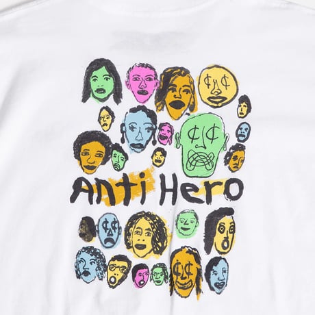 ANTIHERO EXPRESSIONS TEE - WHITE