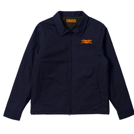 ANTIHERO BASIC EAGLE STASH JACKET - NAVY