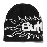 BUTTERGOODS SOLAR SKULLY BEANIE - BLACK