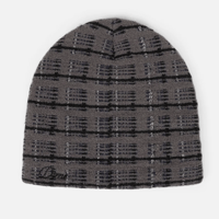 DIME SUPER PLAID SKULLY BEANIE - CHARCOAL MULTI