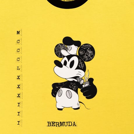 BERMUDA 1383 ERIK RINGER T SHIRT - YELLOW