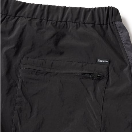 HELLRAZOR LOGO SPORT NYLON TRUCK PANTS - BLACK