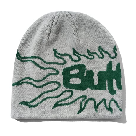 BUTTERGOODS SOLAR SKULLY BEANIE - GREY