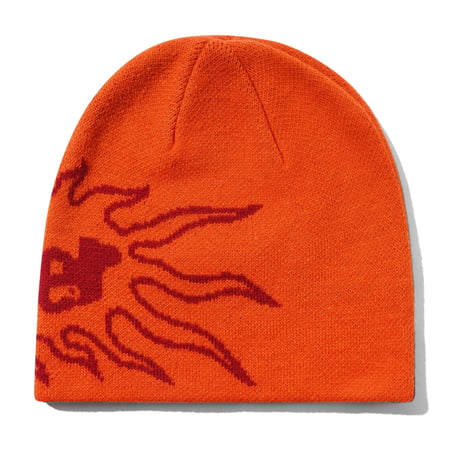 BUTTERGOODS SOLAR SKULLY BEANIE - ORANGE