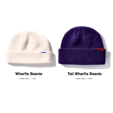 BUTTERGOODS WHARFIE BEANIE - ASH