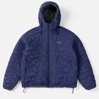 DIME REVERSIBLE INSULATED JACKET - BLUE IRIS