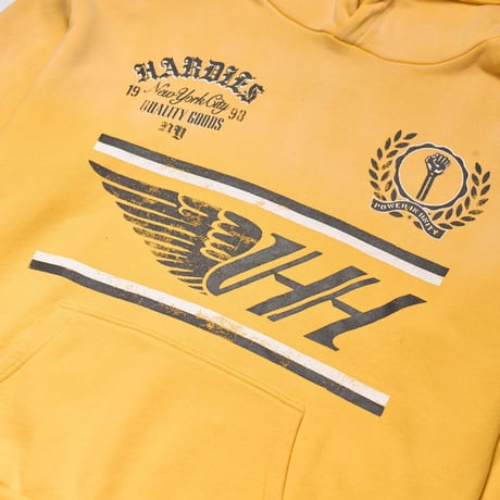 HARDIES HARDWEAR  FADED PULLOVER - YELLOW