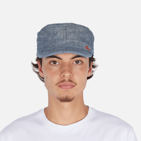 DIME DENIM PAINTER CAP - REVERSED INDIGO