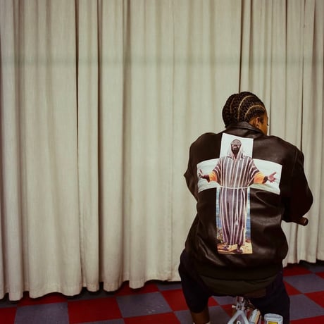 BUTTERGOODS ISAAC HAYES BOMBER JACKET - BLACK