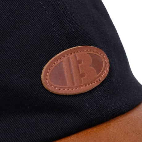 INTERBREED FIELDING LETHER CAP - BLACK