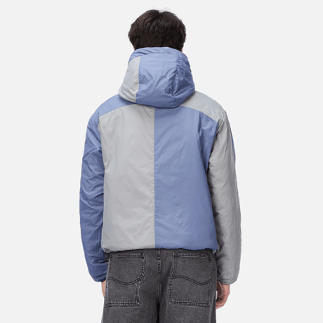 DIME REVERSIBLE INSULATED JACKET - BLUE IRIS