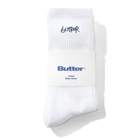 BUTTERGOODS 3-PACKBASIC SOCKS - WHITE