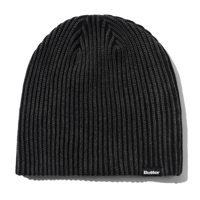 BUTTERGOODS RIBBED SKULLY BEANIE - BLACK
