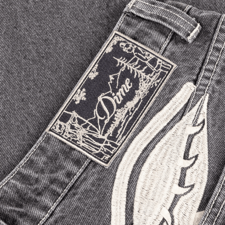 DIME BAGGY WINK DENIM - FADED BLACK