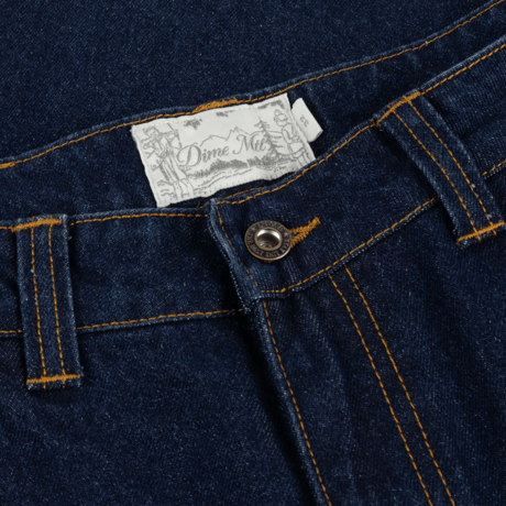 DIME BAGGY WINK DENIM PANTS - INDIGO