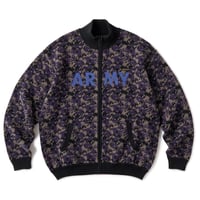 HELLRAZOR ARMY ZIP SWEATER - BLACK