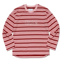WHIMSY BUBBLE LETTERD BORDER TOP - PINK