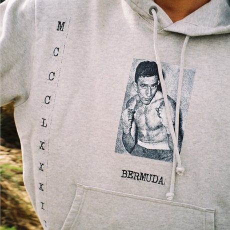 BERMUDA 1383 PEDRO HOODIE - ASH