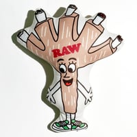 RAW X INTERBREED  LEVEL FIVE PLUSH PILLOW - NATURAL