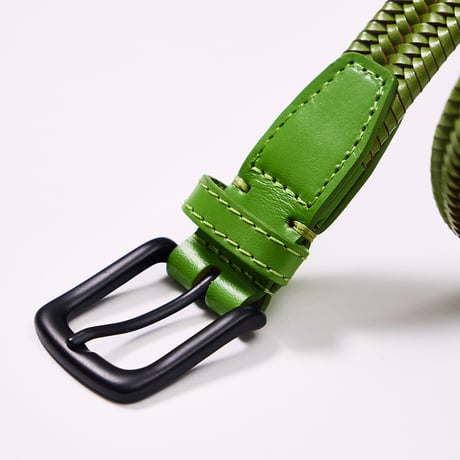 RAJABROOKE STRETCH BELT - L.T.HIJAU SNAKE