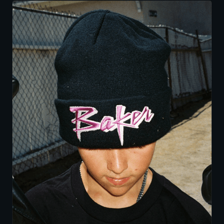 BAKER PARPLE PAIN BEANIE - PURPLE