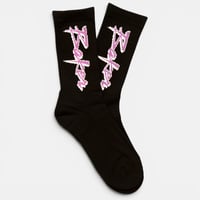 BAKER PARPLE PAIN SOCKS - BLACK