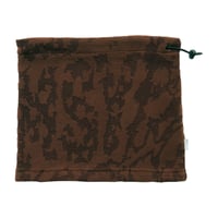 WHIMSY FLEECE NECK WARMER - BROWN