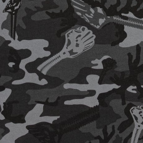 HARDIES HARDWEAR THERMAL TEE -GREY CAMO
