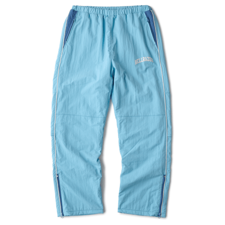 HELLRAZOR COLLEGE LOGO NYLON PANTS with VENTILATION - SLATE