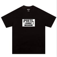POETS LOUNGE TEE - BLACK