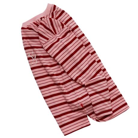 WHIMSY BUBBLE LETTERD BORDER TOP - PINK