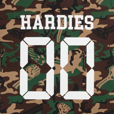 HARDIES HARDWEAR THERMAL TEE - GREEN CAMO