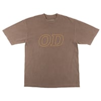 HARDBODY OD LOGO TEE - BROWN/GOLD