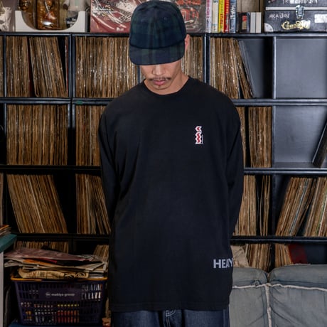 INTERBREED 40oz L/S TEE - BLACK