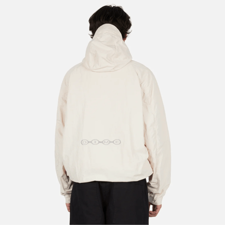 DIME CRINKLED TECK WINDBREAKER - OFFWHITE