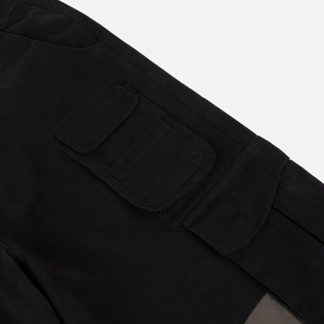 DIME FISHING CARGO PANTS - BLACK/CHARCOAL