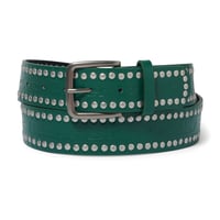 BUTTERGOODS STUDDED BELT - GREEN